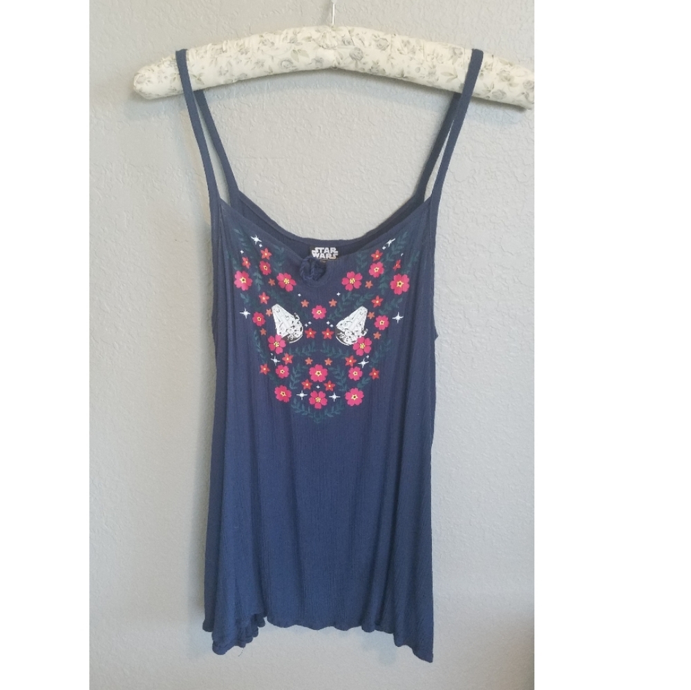 Millennium Falcon spaghetti strap blouse